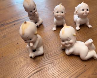 Lefton Bisque Kewpie Dolls