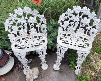 VTG Cast Iron Garden Chairs