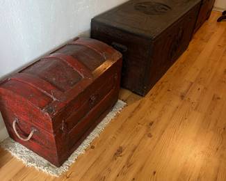 Antique trunks