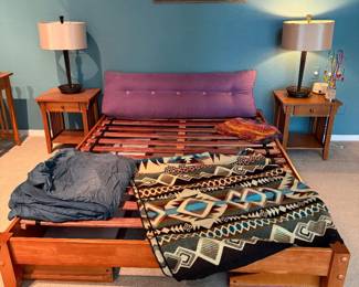 Queen size platform bed 