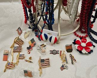 Vintage Patriotic Jewelry Lot