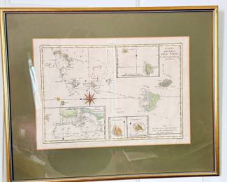 Rigobert Bonne / Carte des Isles des Amis (now known as Tonga)