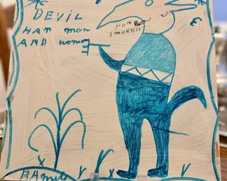 Reuben A Miller ; Paint on board