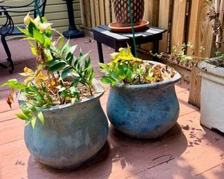 Ceramic planters