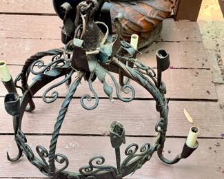 Wrought Iron Chandelier