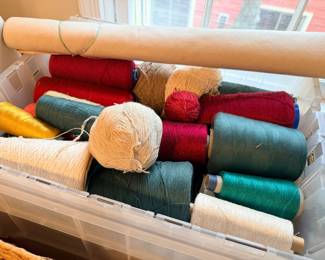 Spools of thread
