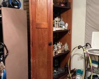 Vintage ironing board closet