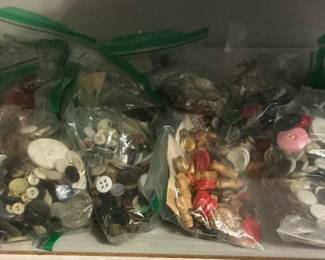 Vintage button lots