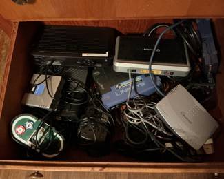 Routers, modems and other electronics