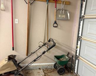 Lawnmower, yard tools