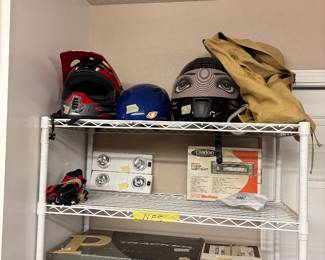 Helmets,marine audio, lights