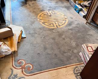 Several rugs with similar patterns