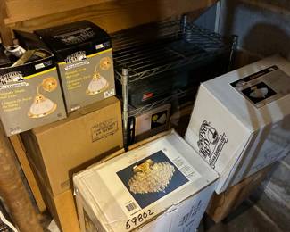 Chandeliers, other light fixtures