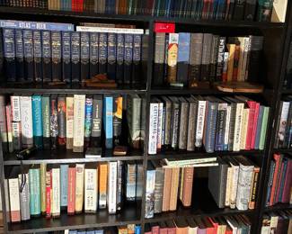 History books, many military, including 15 volume Naval history