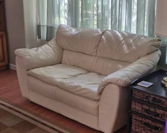 Leather Loveseat