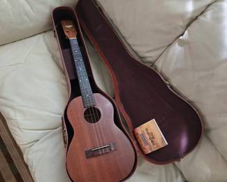 Vintage Harmony Baritone Ukulele w/ Hard Case