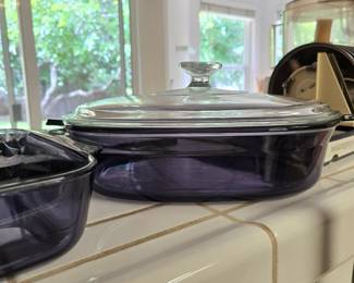 Purple / Blue Visions/Pyrex
