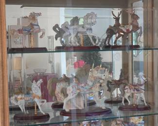 Porcelain Carousel Horses