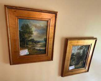 Beautiful oil paintings.