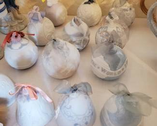 Lladro Bells & round ornaments