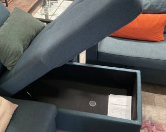 Chaise comes up for storage