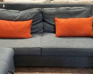 West Elm love seat-76”