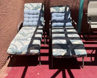 2 chaise chairs-25x75