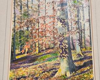 Frank Hohenberger Description: A Pioneer 8" x 10", Hand Tinted Photograph, Signed Lower Right