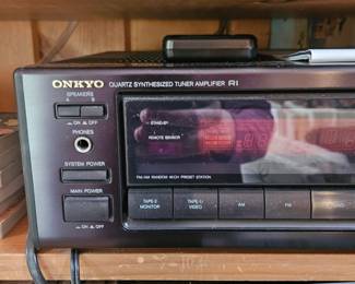 Onkyo R1 taoe deck, Amplifier BSR turntable, Insigna CD player