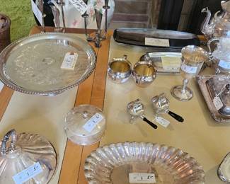 Silver and Silver plated for sale