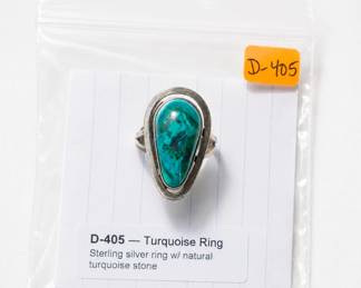 Silver and Turquoise Ring