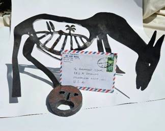 Menashe kidishman "Homeland 2000" with paperwork