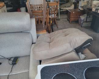 Recliner, stove
