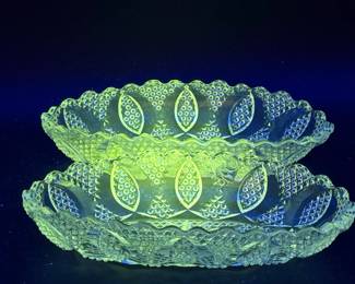 (2) Vintage Celery Dishes