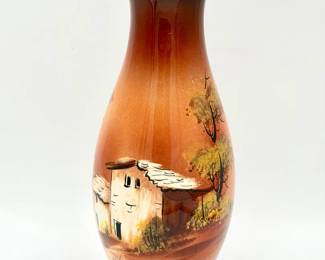Hand Painted Portuguese Vase