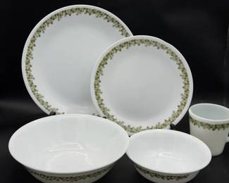 Corelle Spring Blossom Dish Set Lot