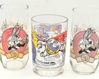 (3) Cartoon Vintage Glasses
