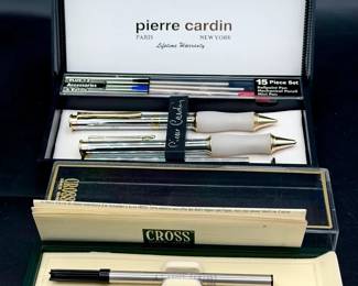 Pierre Cardin & Cross Fine Writing Instruments Lot