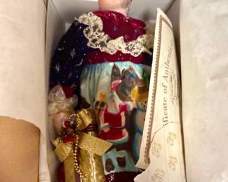 NIB Heritage Signature Collection Holiday Heidi porcelain doll