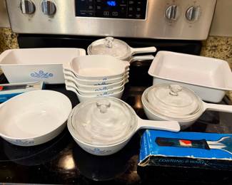Corningware Cornflower Blue Dish Collection