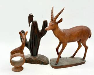 (3) Wonderful Wooden Animals