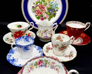 Lovely China Lot with Teacups