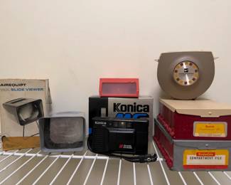 Vintage Konica Camera & More Lot