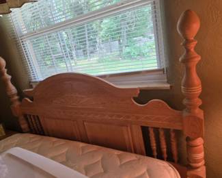 Queen Maple Headboard & Footboard