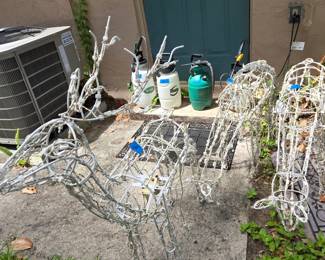 Outdoor Reindeer & Sprayers