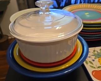 French White Casseroles