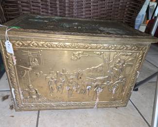 Antique Milk Box. Needs some TLC on the inside