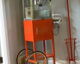 NOSTALGIA Cart Popcorn Stand
