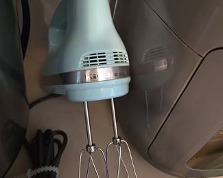 Aqua Kitchenaid Hand Mixer