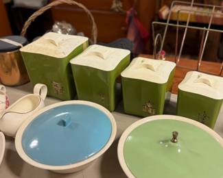 Avocado Green Canister Set
